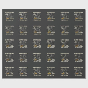 No Kings in America Anti-Trump 4th of July  Wrapping Paper