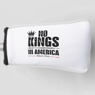 No Kings in America Anti Trump American Patriotic Golf Head Cover