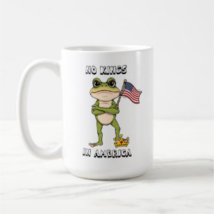 No Kings in America Anti-Trump Protest  Coffee Mug