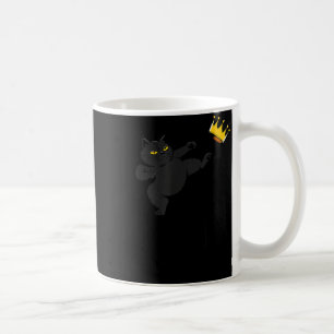 No Kings In America Black Cat Funny Litical Meme 4 Coffee Mug