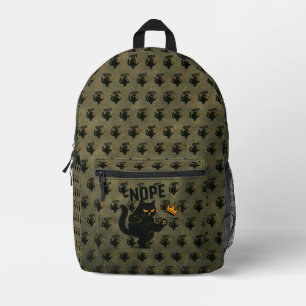 No Kings In America Black Cat FunPrint Cut Sew Bag