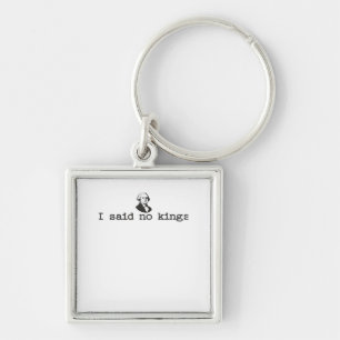 No Kings In America Bold Casual Key Ring