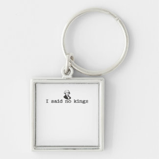 No Kings In America Bold Casual Key Ring