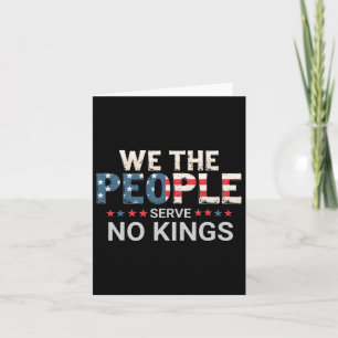 No Kings In America Card