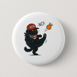 No Kings In America, Cats Against Trump Anti-trump 6 Cm Round Badge