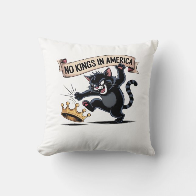No Kings In America Classic Creative Style Cushion (Front)