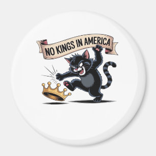 No Kings In America Classic Creative Style Magnet