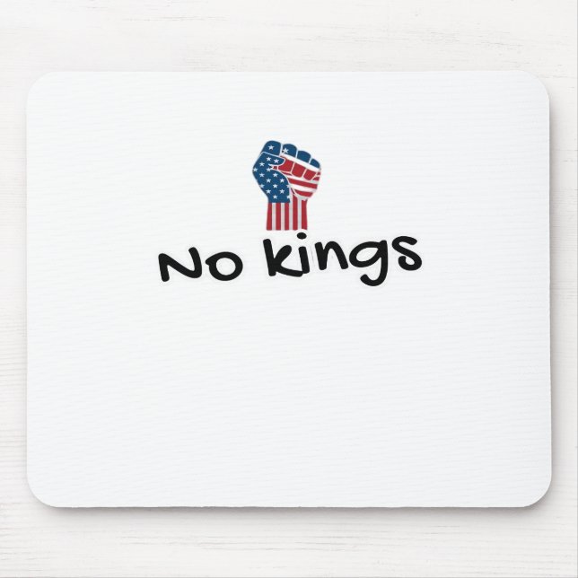 No Kings In America Classic Minimal Clean Mouse Pad (Front)