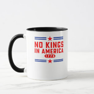 No Kings In America Classic Minimal Clean Mug