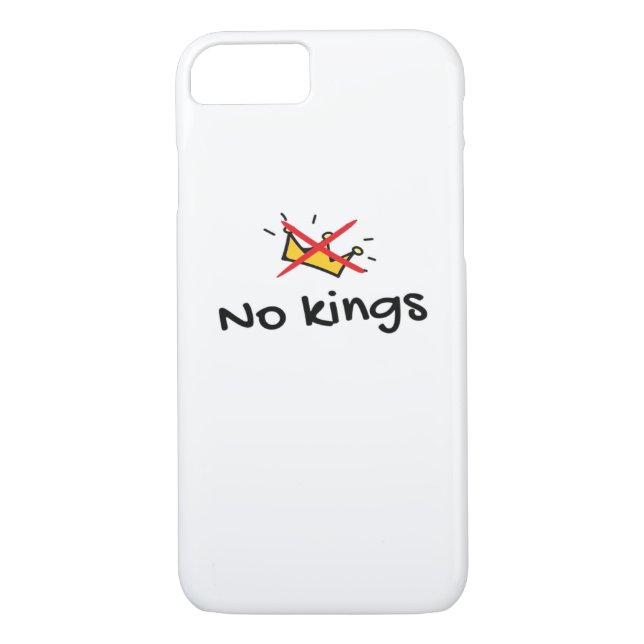 No Kings In America Classic Retro Style Case-Mate iPhone Case (Back)
