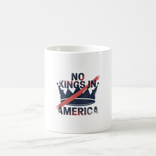 No Kings in America Coffee Mug (Center)