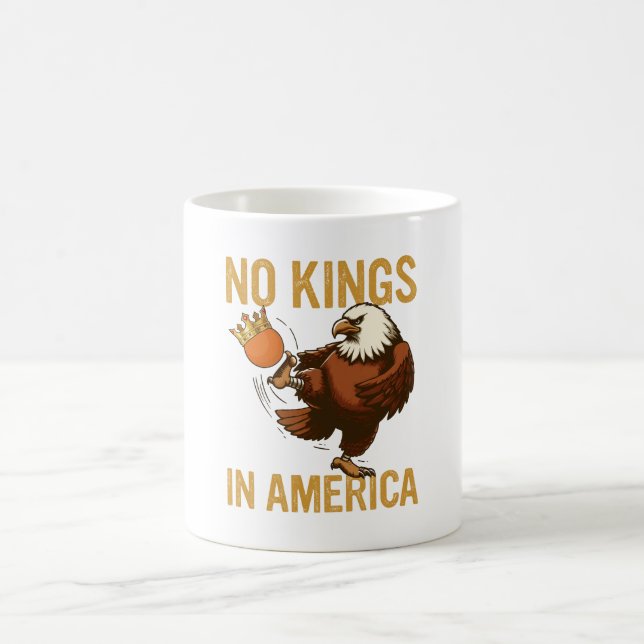 No Kings in America Coffee Mug (Center)