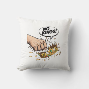 No Kings In America Creative Design Cushion