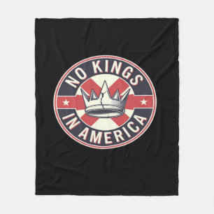 No Kings In America Creative Style Fleece Blanket