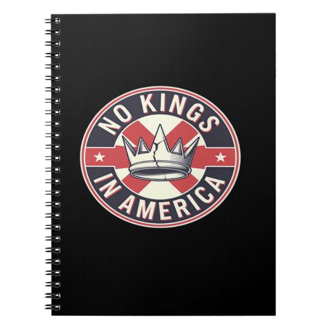 No Kings In America Creative Style Notebook (Front)