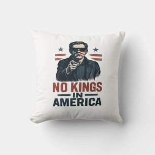 No Kings In America Defend Since 1776 Patriotic Gr Cushion