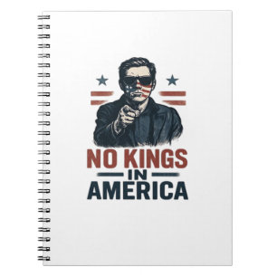 No Kings In America Defend Since 1776 Patriotic Gr Notebook