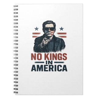 No Kings In America Defend Since 1776 Patriotic Gr Notebook