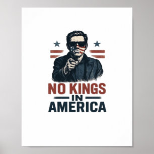 No Kings In America Defend Since 1776 Patriotic Gr Poster