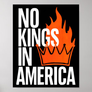 No Kings In America Democracy Court Ruling Saying Poster