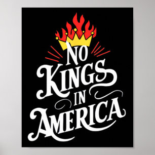 No Kings In America Democracy Court Ruling Saying  Poster