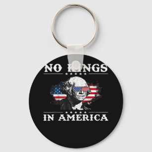 No Kings In America Doge Classic Funny Meme Key Ring