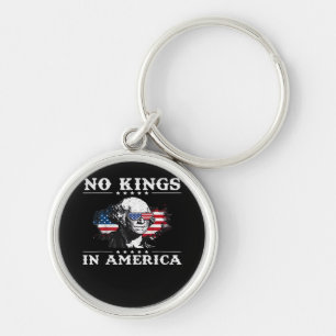 No Kings In America Doge Classic Funny Meme Key Ring