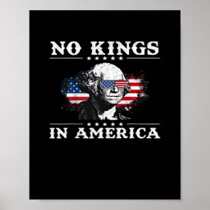 No Kings In America Doge Classic Funny Meme Poster