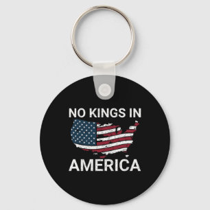 No Kings In America Dump Trump No Authoritarians I Key Ring