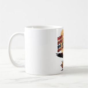 No Kings in America Eagle & Crown Art Coffee Mug