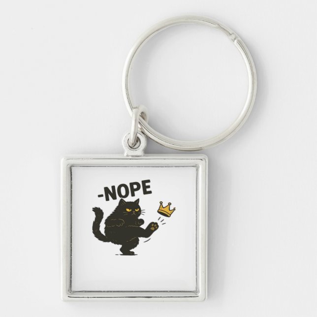 No Kings In America Essential Cool Unique Key Ring (Front)