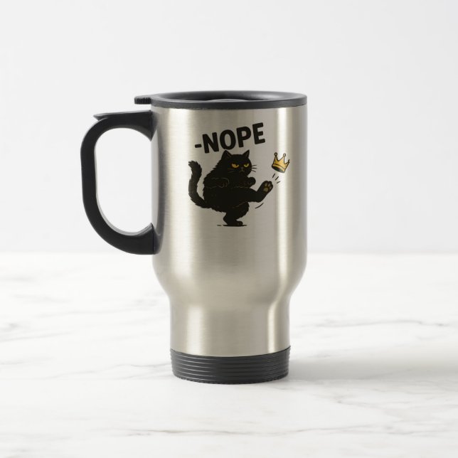 No Kings In America Essential Cool Unique Travel Mug (Left)
