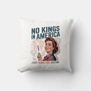 No Kings In America Fabulous Queens Pride 2025 Des Cushion
