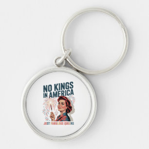 No Kings In America Fabulous Queens Pride 2025 Des Key Ring
