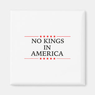 No Kings In America Flag Protest Save Democracy 15 Magnet