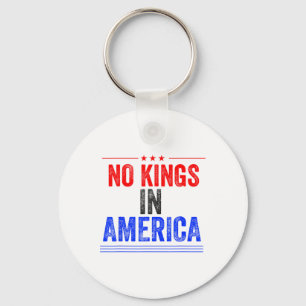 No Kings In America Flag Protest Save Democracy 7 Key Ring
