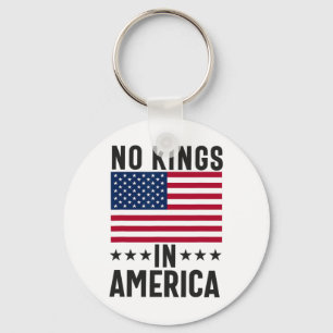 No Kings In America Flag Protest Save Democracy Key Ring