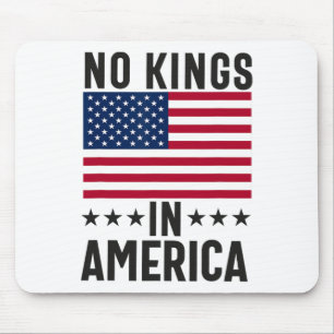 No Kings In America Flag Protest Save Democracy Mouse Pad