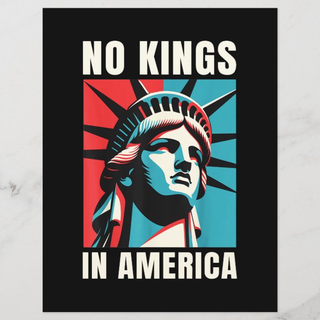 No Kings in America  Flyer (Front)