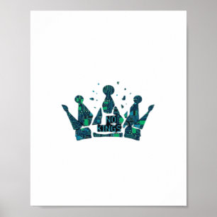 No Kings In America Freedom Aesthetic Poster