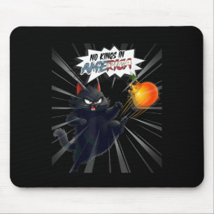 No Kings In America Freedom American Flag Mouse Pad
