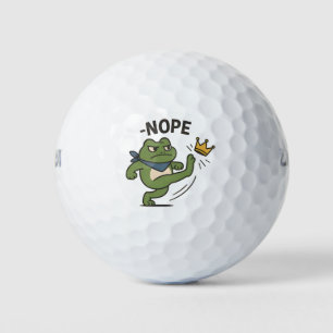 No Kings in America Frog No Kings Democracy Golf Balls