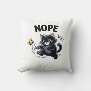 No Kings In America Funny Kicking Crown Classic Vi Cushion