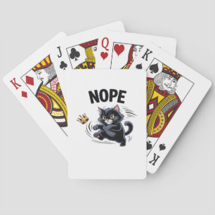 No Kings In America Funny Kicking Crown Classic Vi Playing Cards