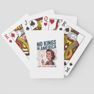No Kings In America Just Famulous Queens Pride Mon Playing Cards