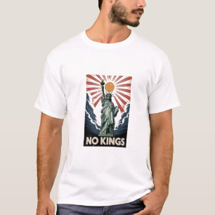 No Kings In America Liberity Status USA Democrats  T-Shirt