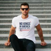 No Kings in America March 28 2026 T-Shirt