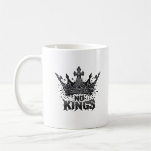 No Kings In America Minimal Clean Coffee Mug