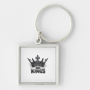 No Kings In America Minimal Clean Key Ring