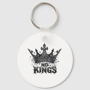 No Kings In America Minimal Clean Key Ring